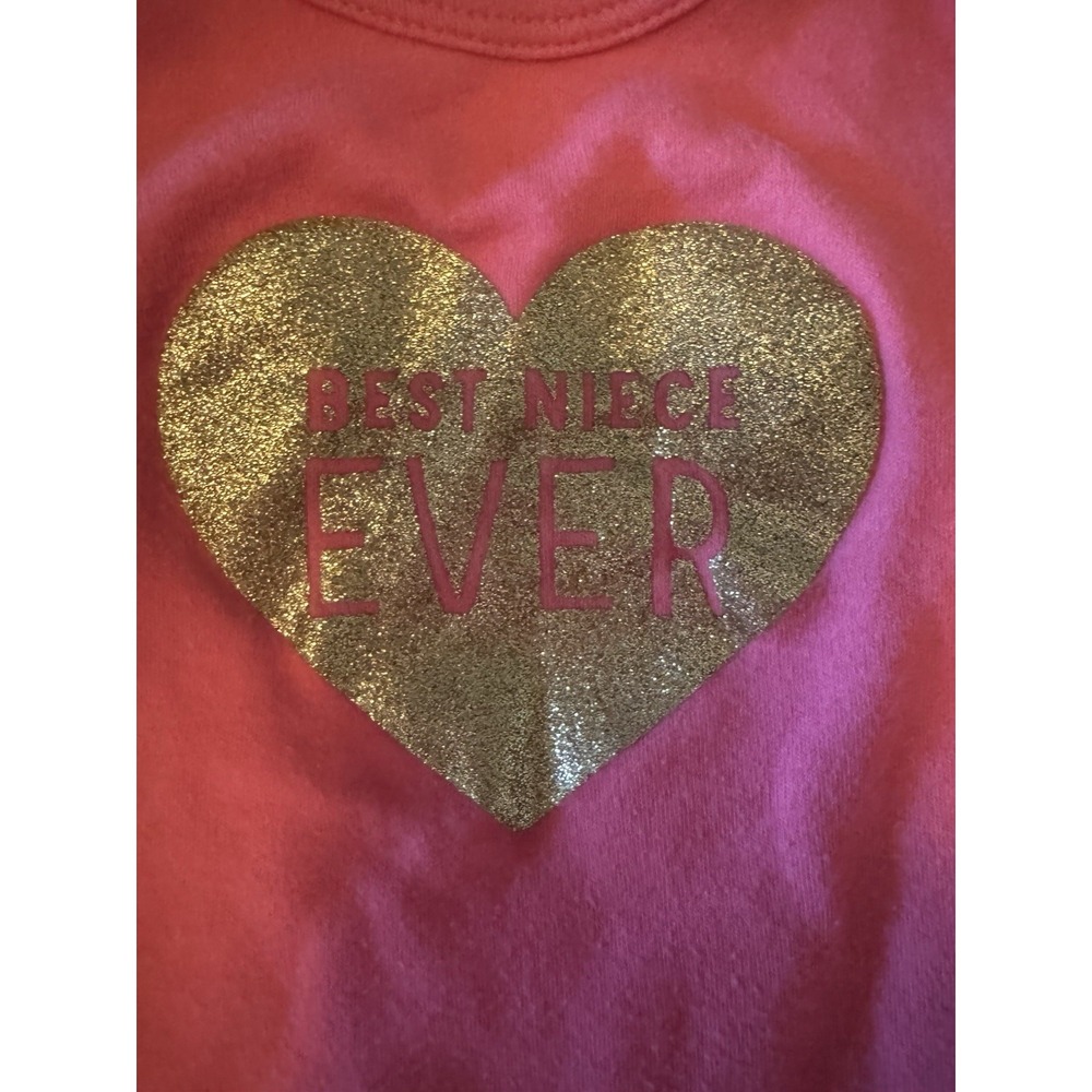 Carter's Baby Girl  Best Niece Ever Long Sleeve Bodysuit 6 Months‎